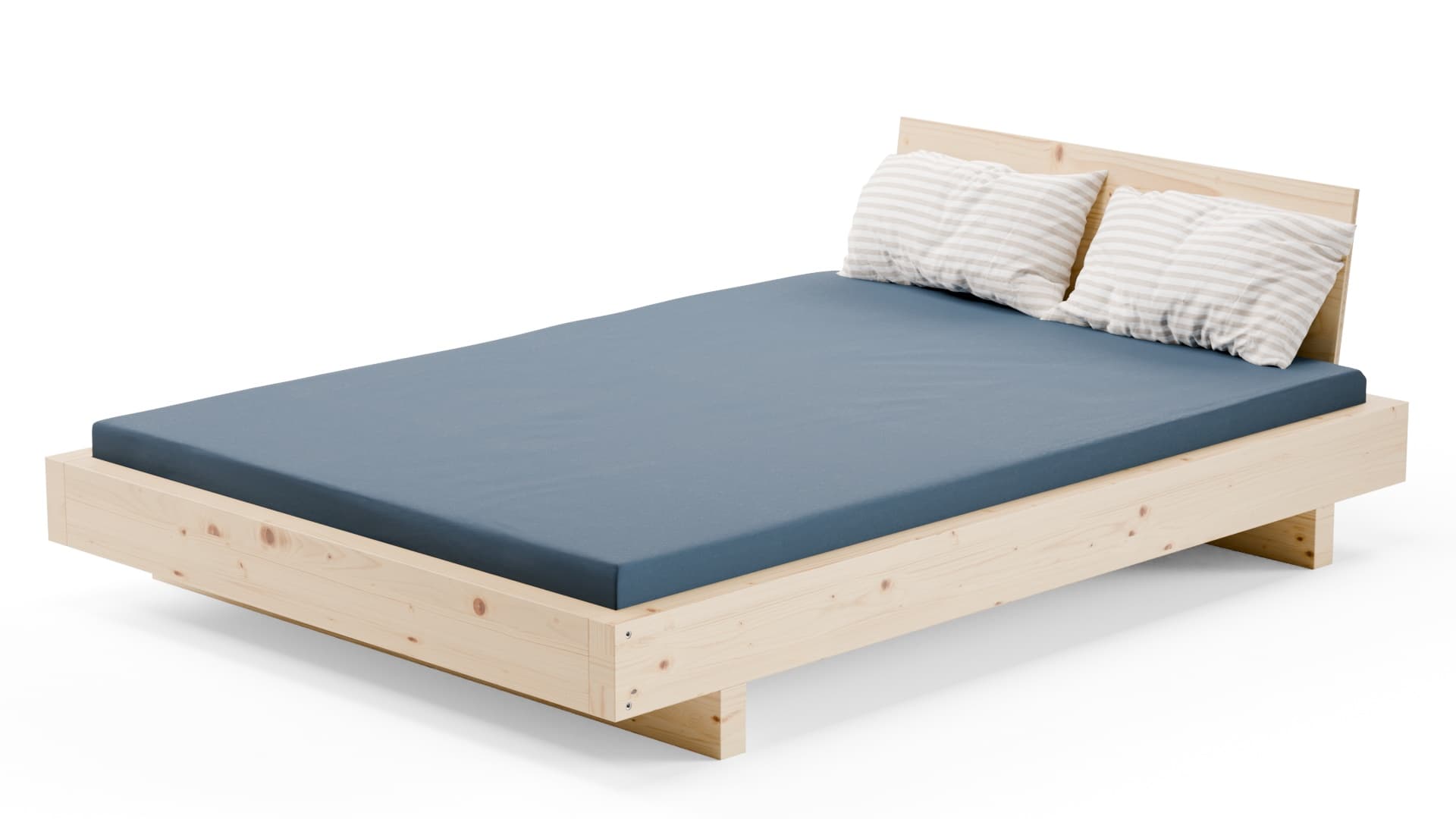 Bett Stuttgart Fichte Massivholz 120x200 cm