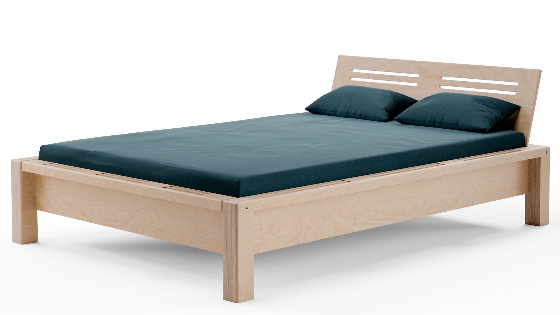 Lamellenbett Birke 120 x 200 cm
