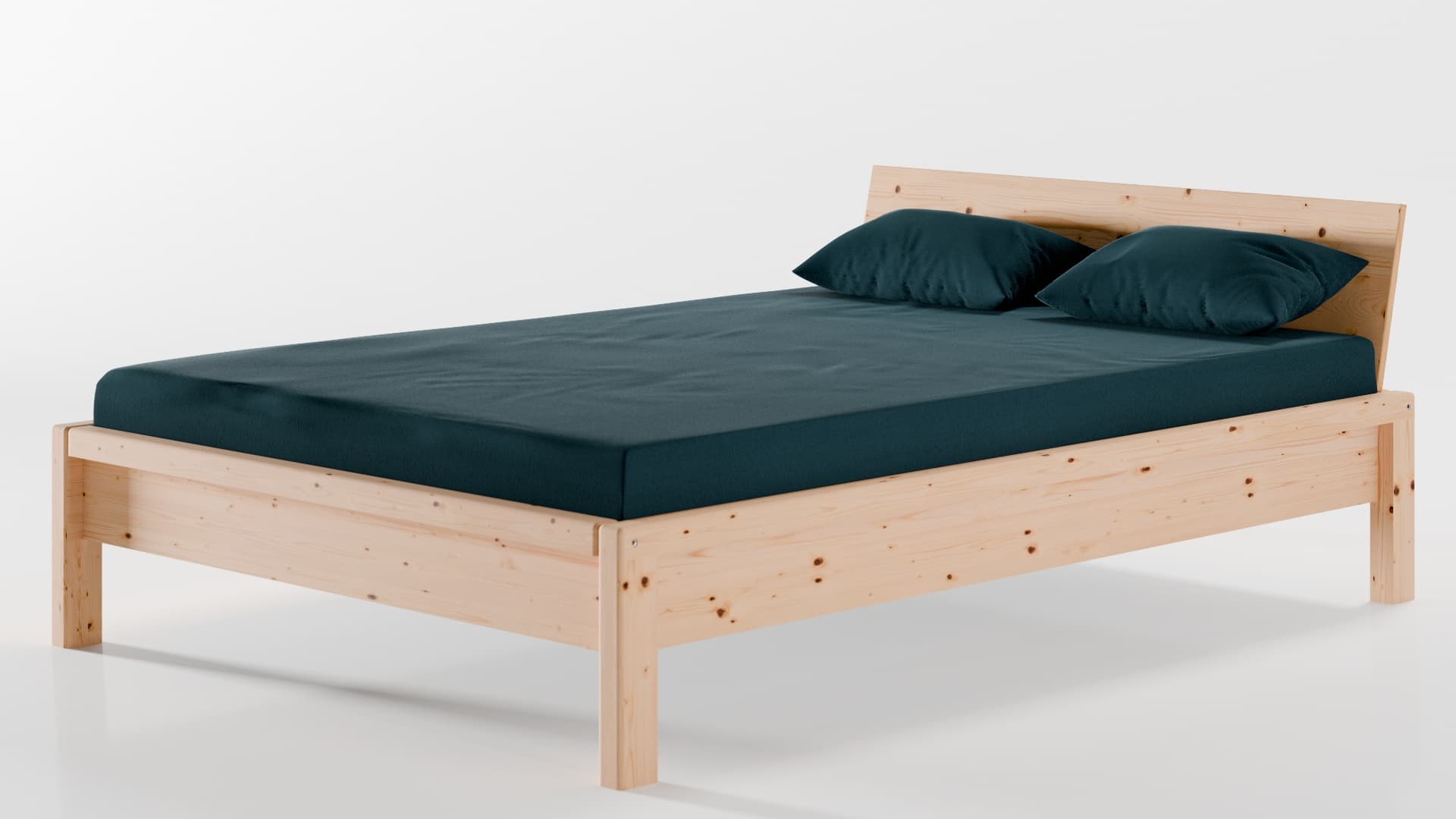 Cottagebett Zirbenholz 140x200 cm